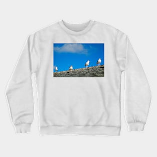 Old Fishermans Wharf Monterey Study 8 Crewneck Sweatshirt